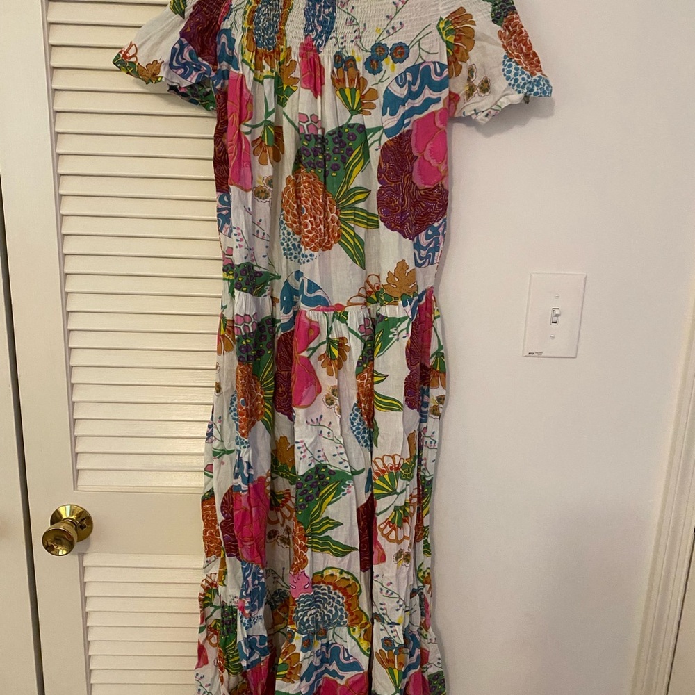 Floral Multicolor Maxi Dress